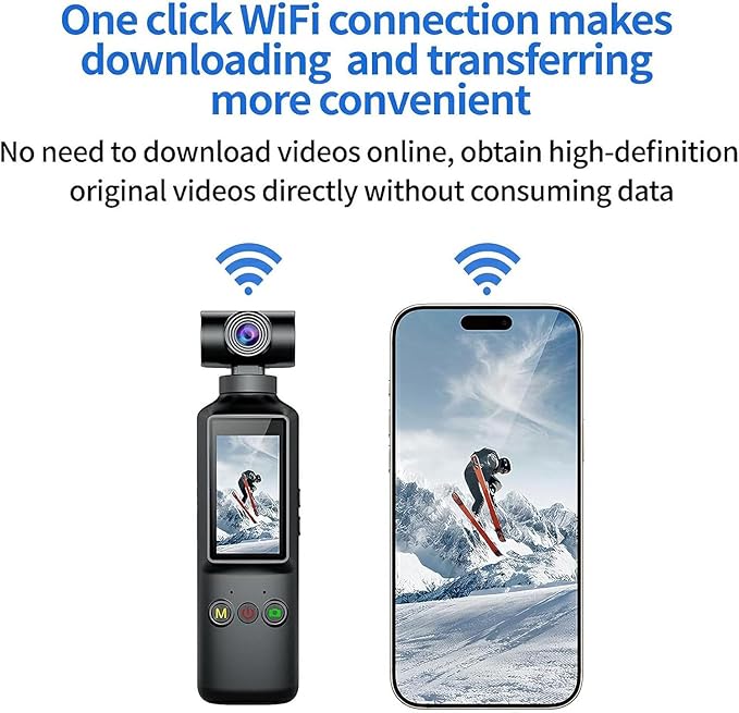 270° Rotatable Anti-Shake Pocket Camera